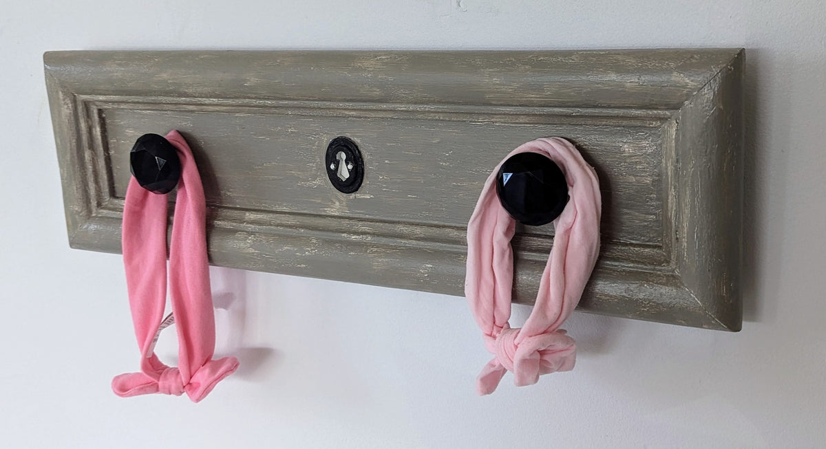 Reclaimed Drawer Sign - Bow Holder - Coat Hanger