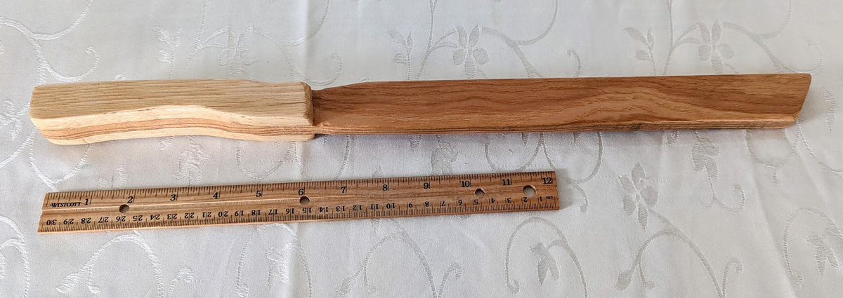 Handcrafted Wooden Short Sword – Poplar Blade & Ash Hilt