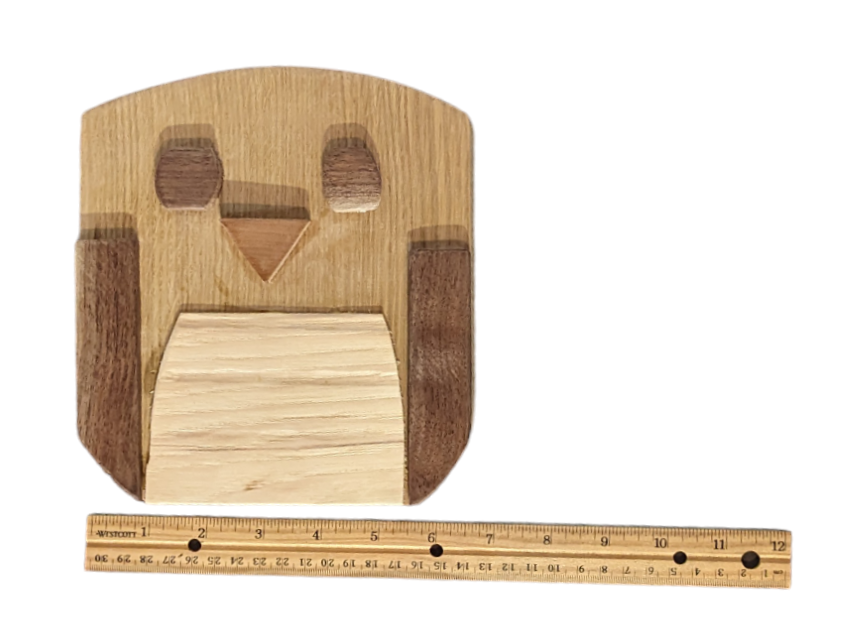 Handcrafted Wooden Owl
