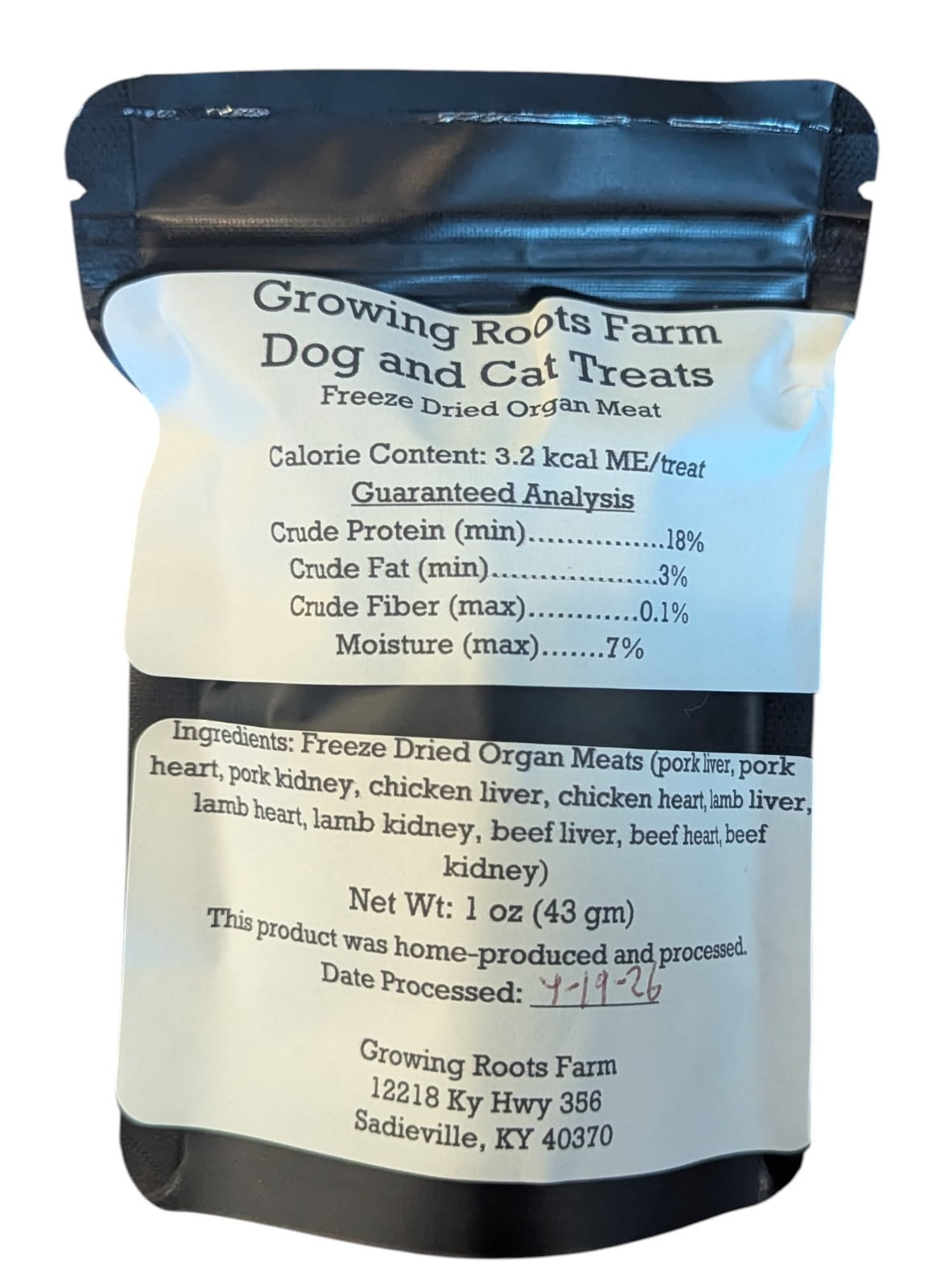 Pet Treats - Freeze Dried Organ Meat Mix