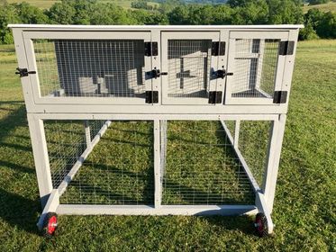 Custom Order - Mobile Rabbit Hutch