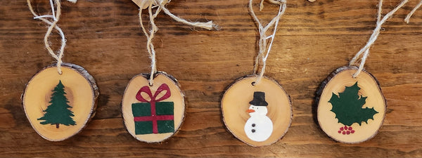 Hand Painted Wooden Ornaments