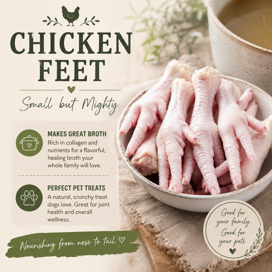 Chicken Feet — Perfect for Rich, Collagen-Packed Broth