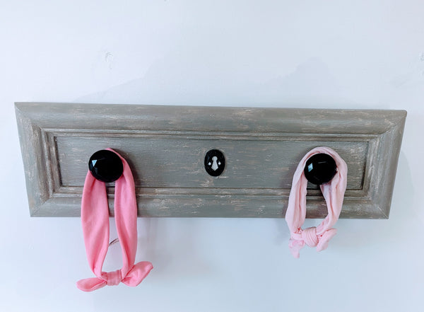 Reclaimed Drawer Sign - Bow Holder - Coat Hanger