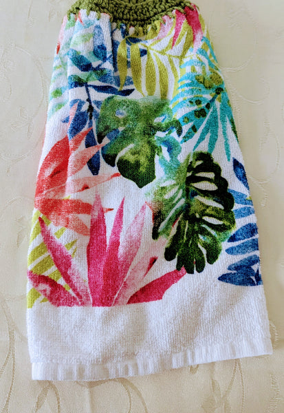 Hanging Towels - Flowers - Set of 2