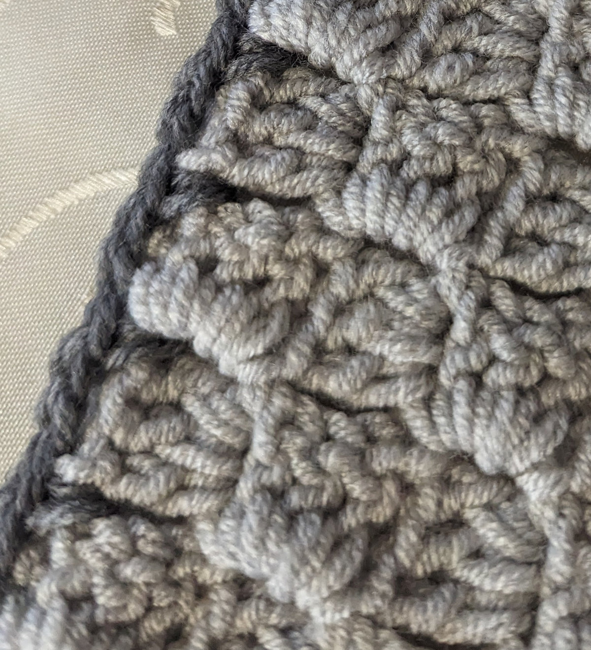 Specialty Blanket - Wall Hanging - Hand Crocheted - Elephant