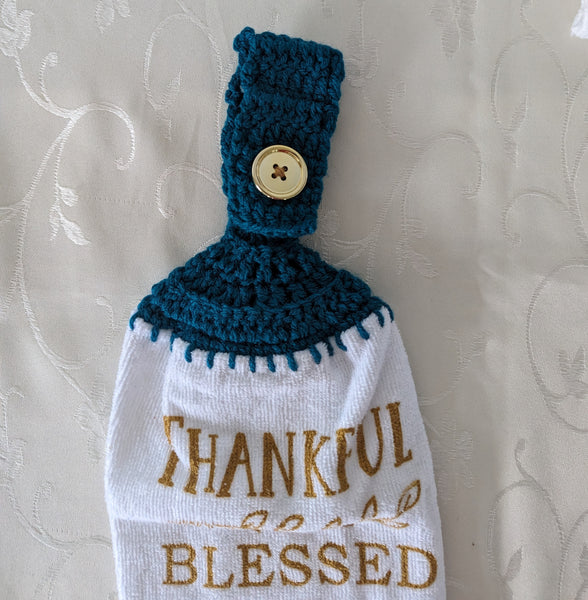 Hanging Towels - "Thankful" "Blessed" - Set of 2