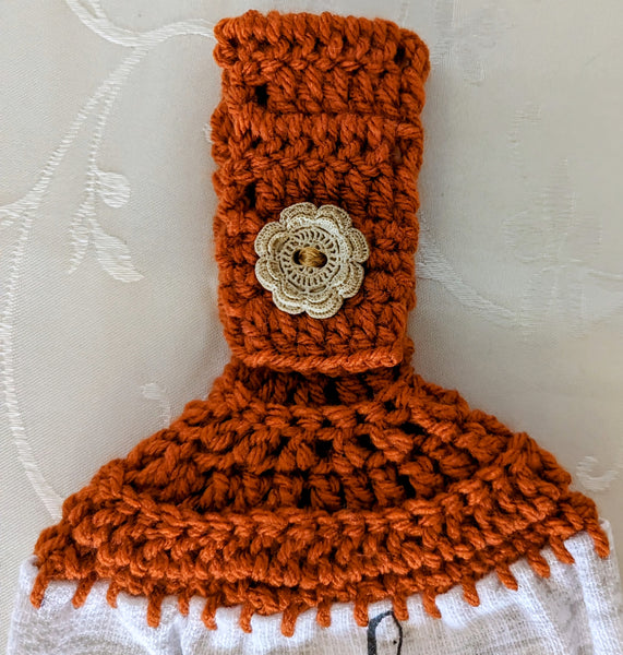 Fall Themed Hanging Towels - "Pumpkin Patch" - Set of 2