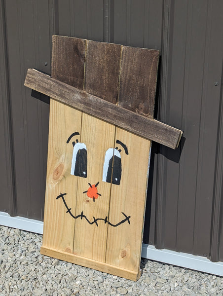 Door Sign - Reversible Scarecrow/Snowman Decoration