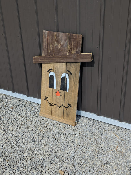 Door Sign - Reversible Scarecrow/Snowman Decoration