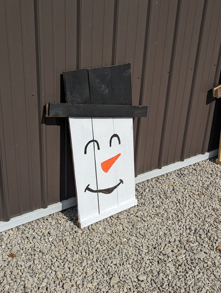 Door Sign - Reversible Scarecrow/Snowman Decoration