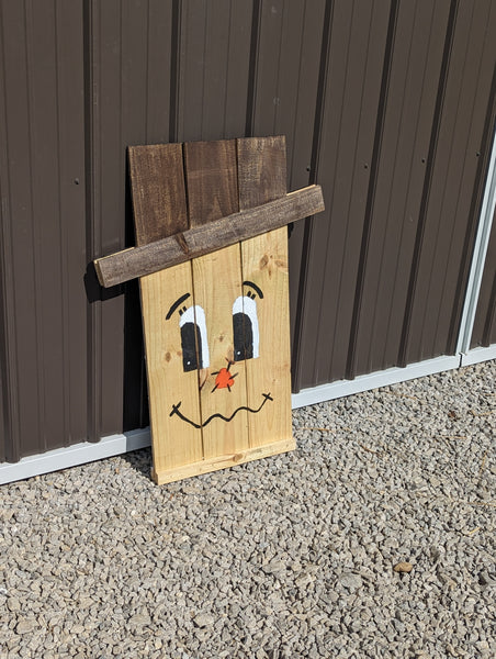 Door Sign - Reversible Scarecrow/Snowman Decoration