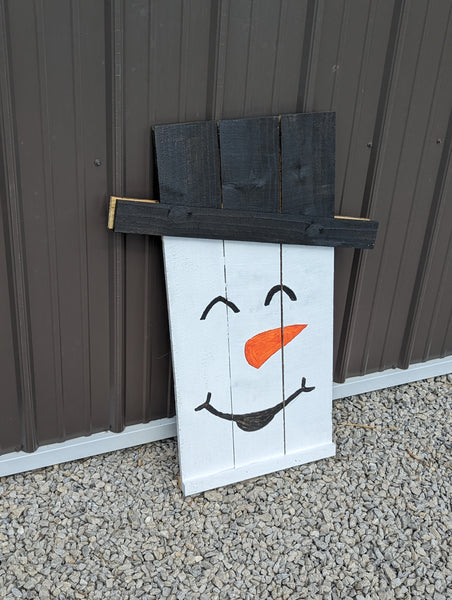 Door Sign - Reversible Scarecrow/Snowman Decoration