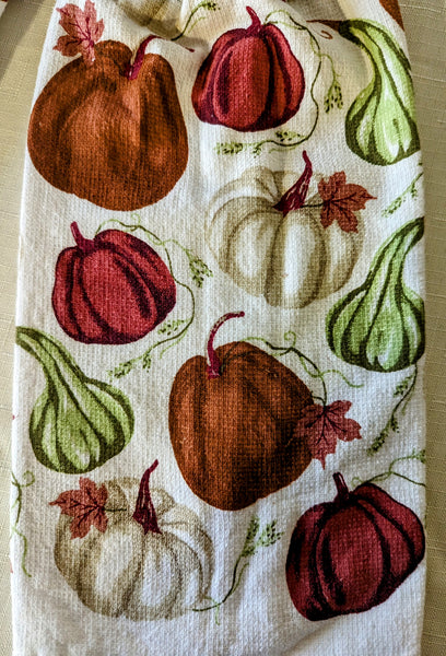 Hanging Towels - Pumpkins/Gourds - Set of 2