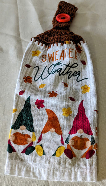 Hanging Towels - Gnomes - "Sweater Weather" - Set of 2