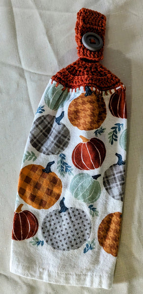 Hanging Towels - Pumpkins - Set of 2