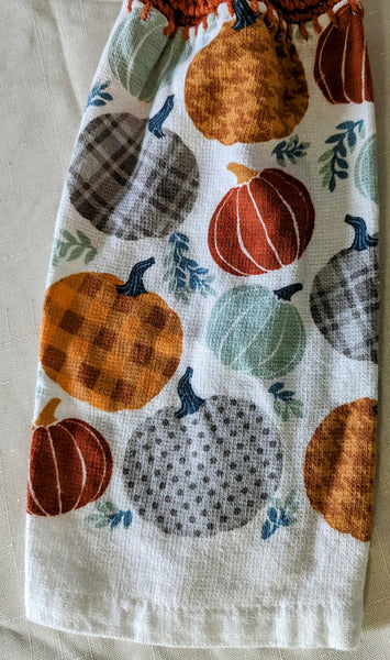 Hanging Towels - Pumpkins - Set of 2