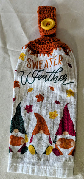 Hanging Towels - Gnomes - "Sweater Weather" - Set of 2