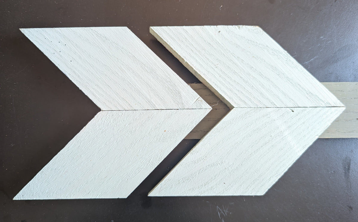Set of Arrow Signs - Shades of Green