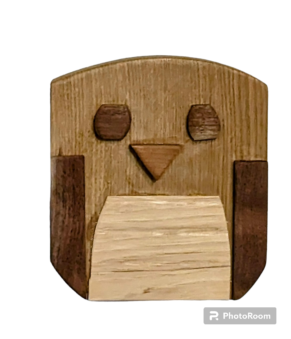 Handcrafted Wooden Owl