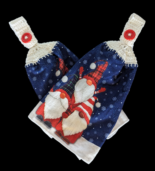 Winter Hanging Towels - Gnomes - Set of 2