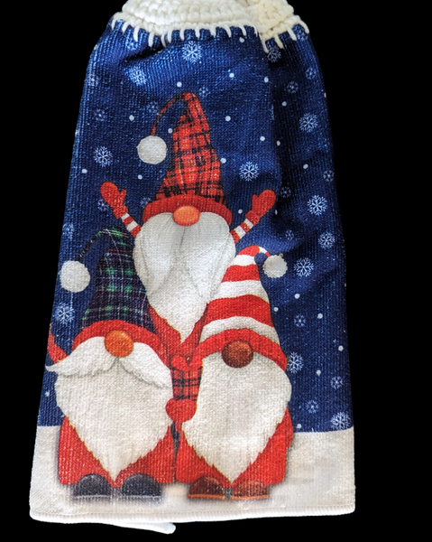 Winter Hanging Towels - Gnomes - Set of 2