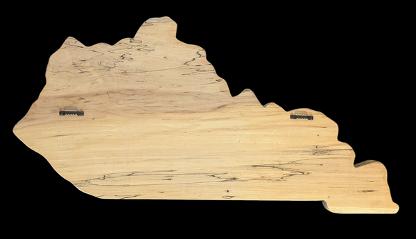 State of Kentucky Sign - Spalted Maple -Large