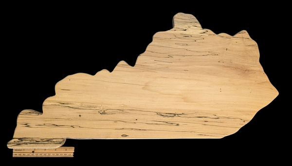 State of Kentucky Sign - Spalted Maple -Large