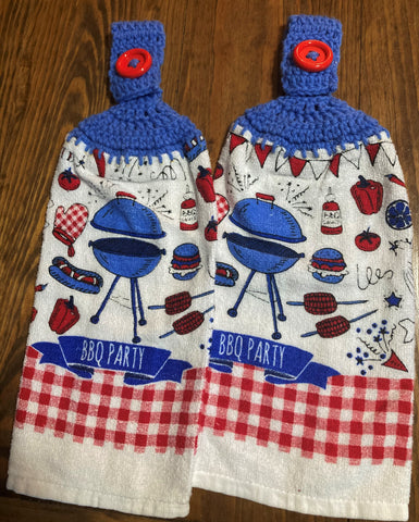 Hanging Towels - BBQ Party - Set of 2