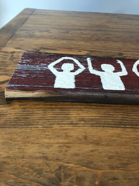 Barn Wood Sign - O-H-I-O