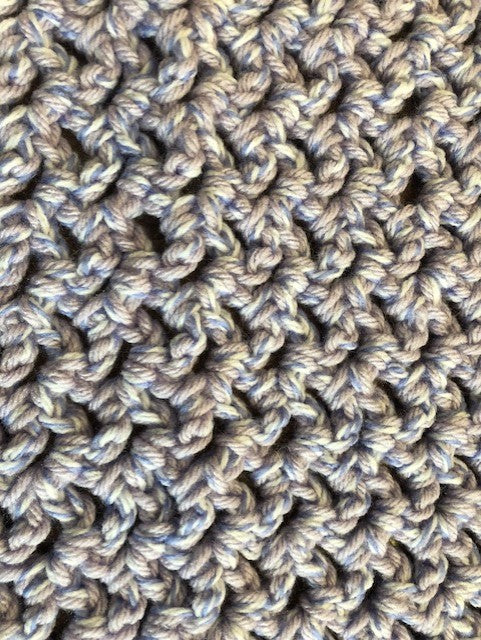 Baby Blanket - Hand Crocheted - Various Shades of Purple