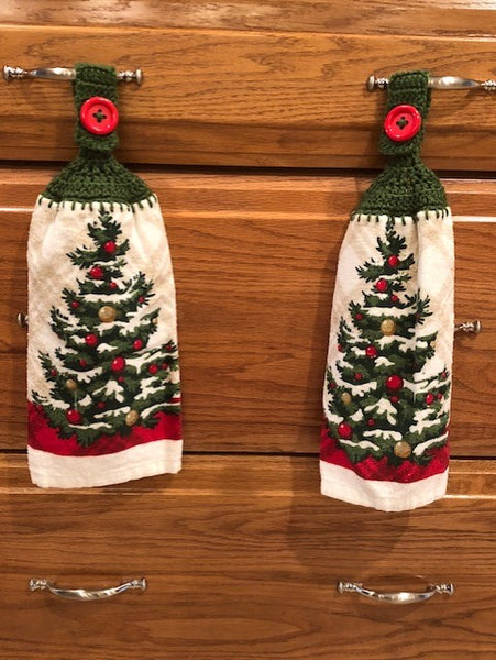 Christmas Hanging Towels - Trees - Choose a Set of 2 or the whole lot of 6 towels