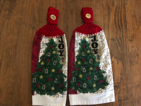 Christmas Hanging Towels - Trees - Choose a Set of 2 or the whole lot of 6 towels