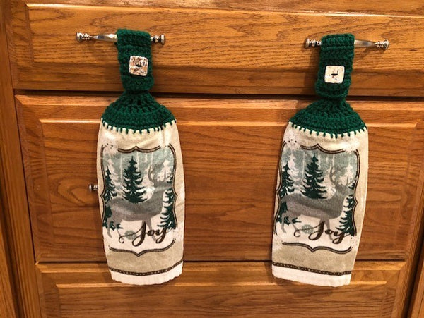 Christmas Hanging Towels - Trees - Choose a Set of 2 or the whole lot of 6 towels