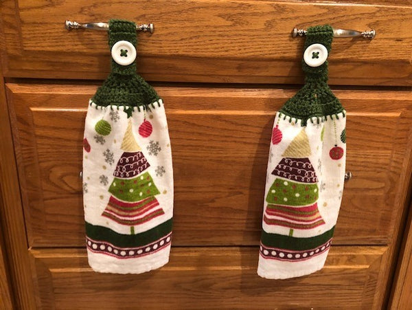 Christmas Hanging Towels - Trees - Choose a Set of 2 or the whole lot of 6 towels