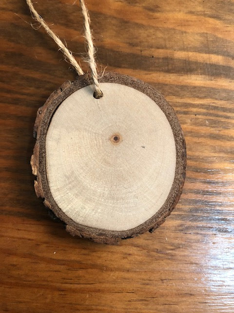 Wooden Holiday Ornaments