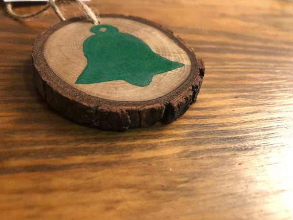 Hand Painted Wooden Christmas Ornament