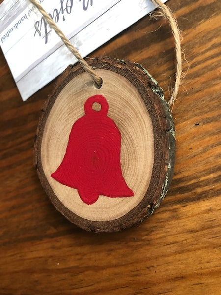 Hand Painted Wooden Christmas Ornament