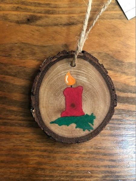 Hand Painted Wooden Christmas Ornament