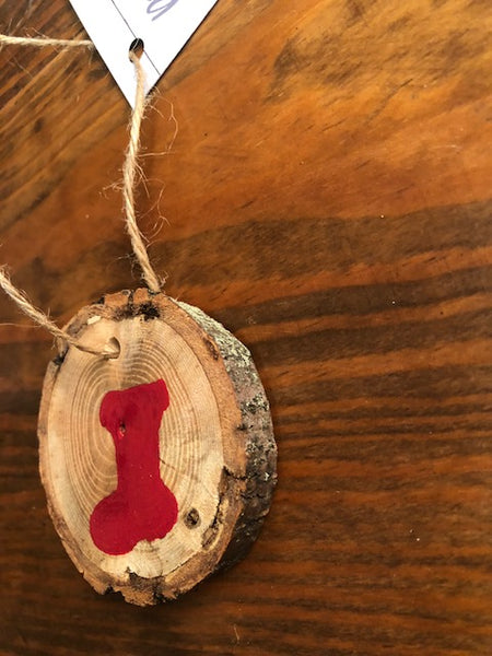 Hand Painted Wooden Christmas Ornament