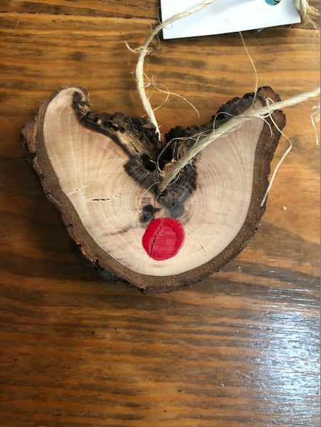 Hand Painted Wooden Christmas Ornament