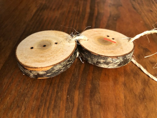 Wooden Holiday Ornaments