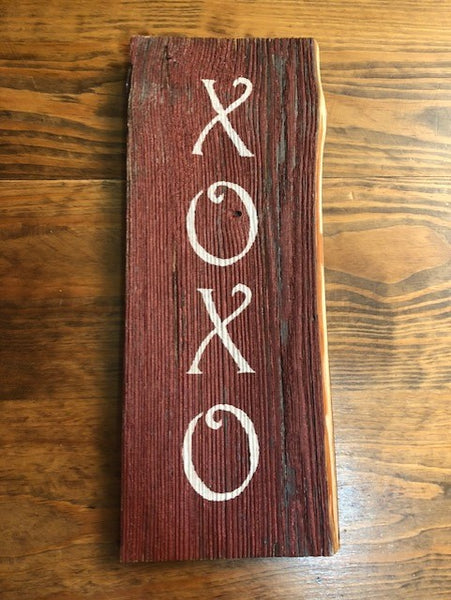 Rustic Barn Wood Signs - Valentine's Day Inspired - LOVE - XOXO