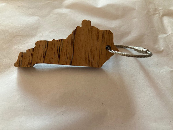 State of Kentucky Keychains - Low/No Gloss