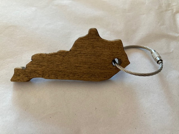 State of Kentucky Keychains - Low/No Gloss