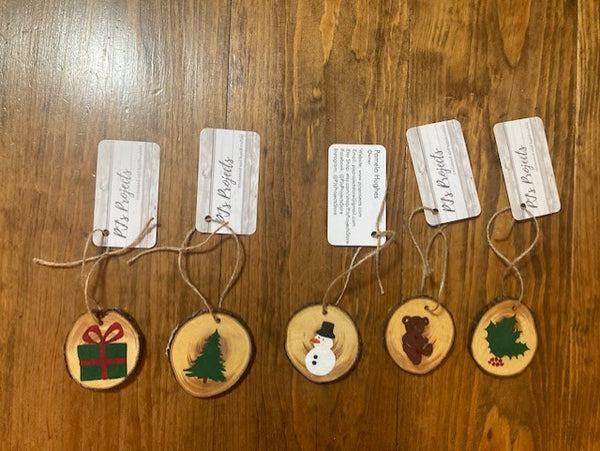 Hand Painted Wooden Ornaments